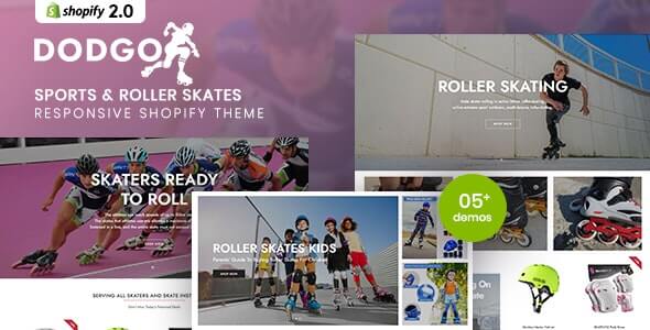 Dodgo - Sports And Roller Skates Responsive Shopify Theme